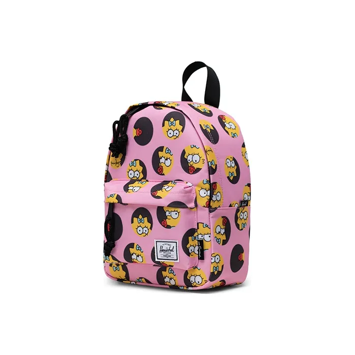 Herschel Simpsons Collaboration Backpack Unisex Classic Mini Pink-2