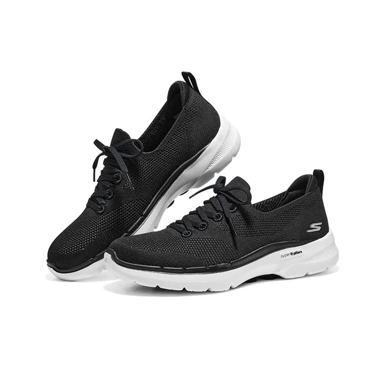 Skechers Go Walk 6 Hyper Burst 'Black White' Women's-2
