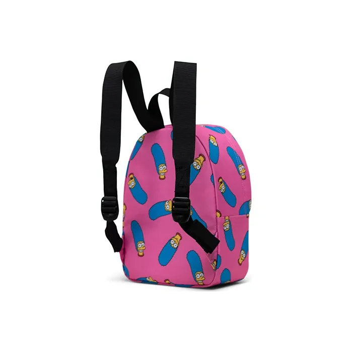 Herschel Simpsons Collaboration Polyester Backpack Unisex Classic Camouflage Water Red-3