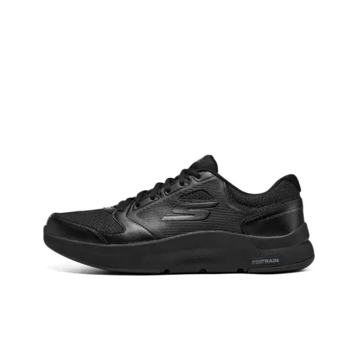 Skechers Go Train Running Shoes Men Low-Top All Black