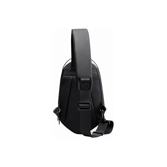 MARK RYDEN Oxford Small Backpack, One Shoulder Bag, Crossbody Bag, Sling Bag Regular Men's Cool Black-3