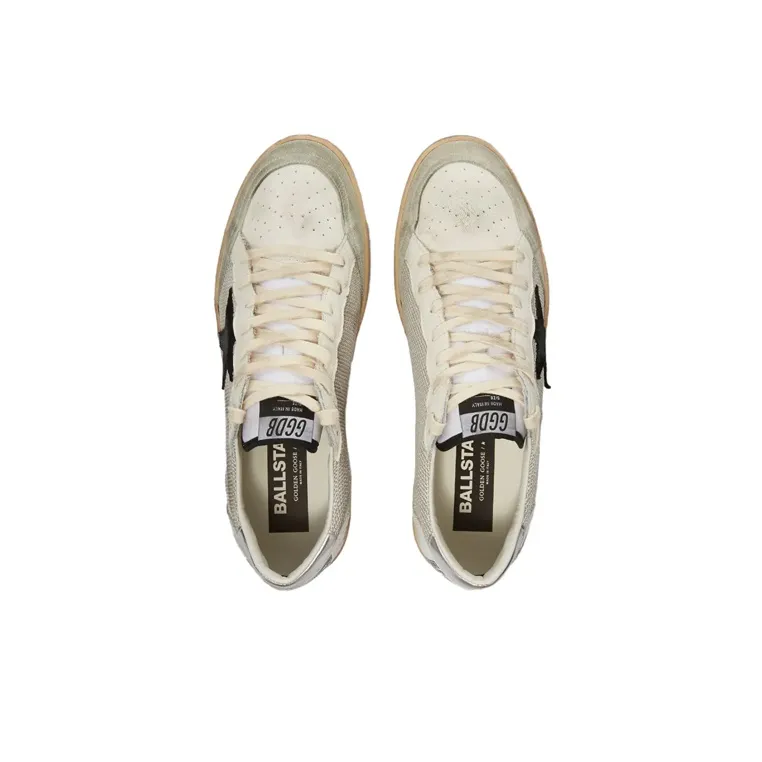 Golden Goose Ball Star Light Silver Black-3
