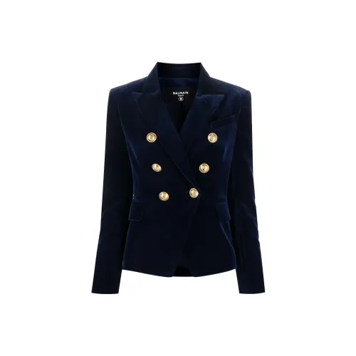 BALMAIN Business Suits Women's Blue