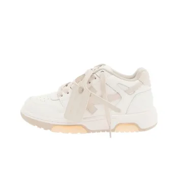 OFF WHITE Out Of Office Stylish Skateboarding Shoes Women's White Pink