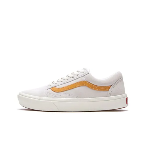 Vans Comfycush Old Skool Low Tops Casual Skateboarding Shoes Unisex Gray Orange