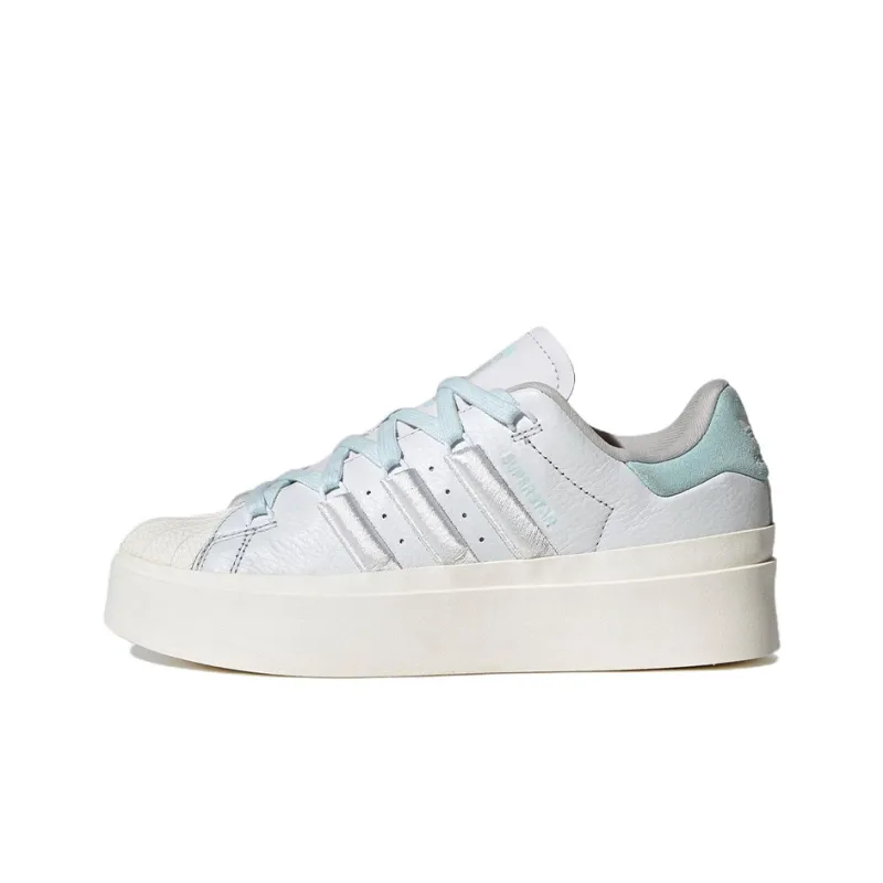 Superstar Women's Adidas Originals Bonega 'White Almost Blue'-0