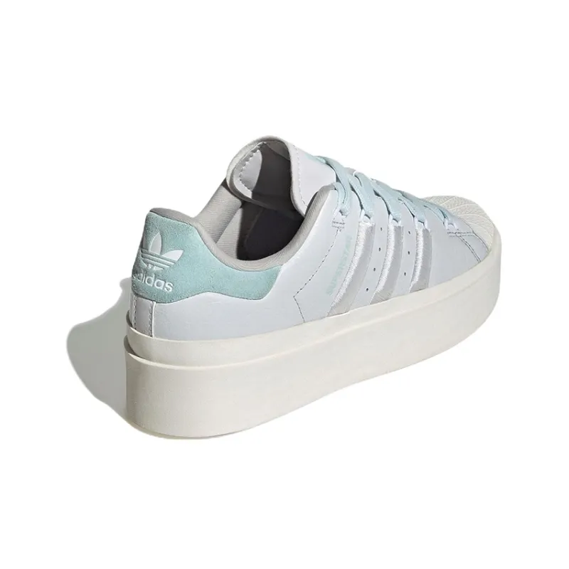 Superstar Women's Adidas Originals Bonega 'White Almost Blue'-3