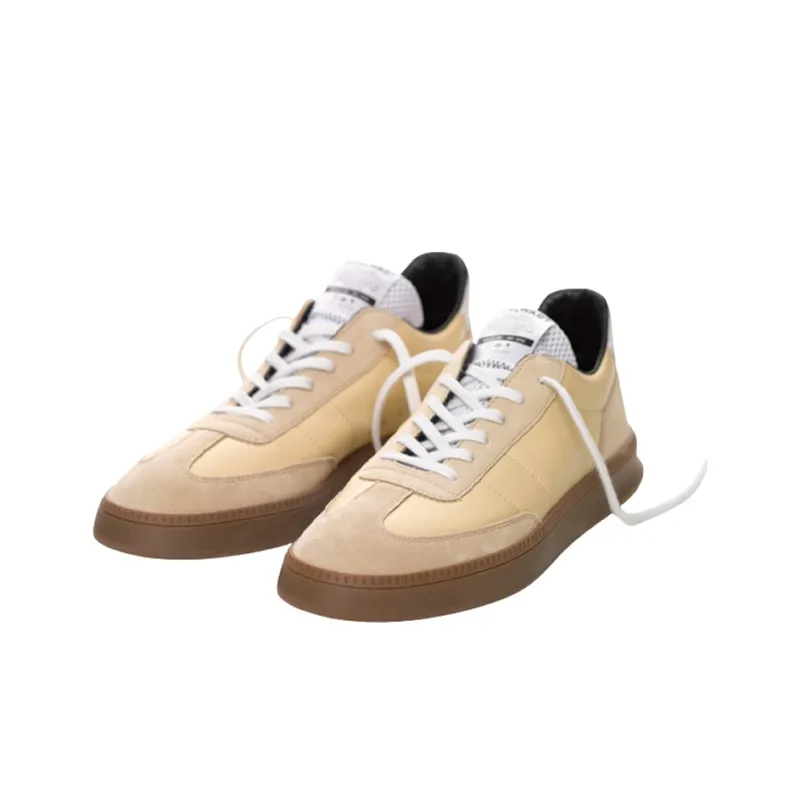 SPALWART Smash Low Low-Top Stylish Skateboarding Shoes Unisex Beige Yellow-2