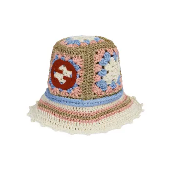 GUCCI Lovelight Series Cotton Bucket Hats Women's