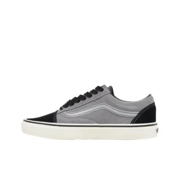 Vans Old Skool Low Tops Casual Skateboarding Shoes Unisex Black Gray