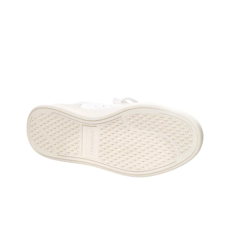 SPALWART Skateboard Shoes Unisex High-Top White Gray-3