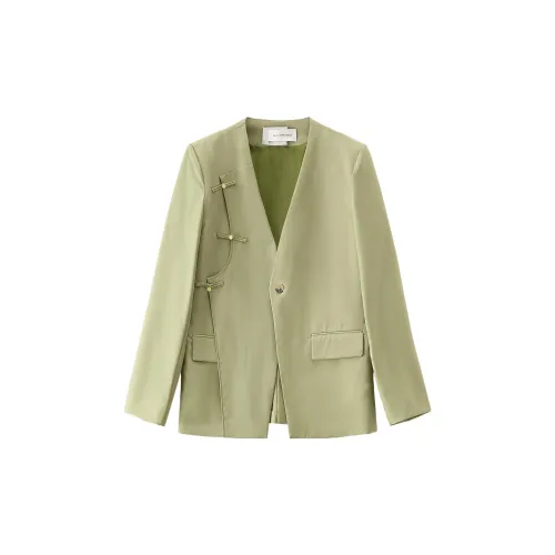 Feng Chen Wang Business Suits Unisex Green