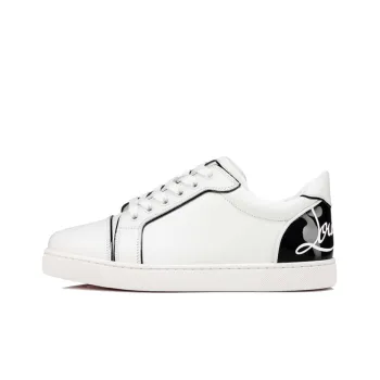 CL LUBOTING Low Top Stylish Skateboarding Shoes Women's White Black