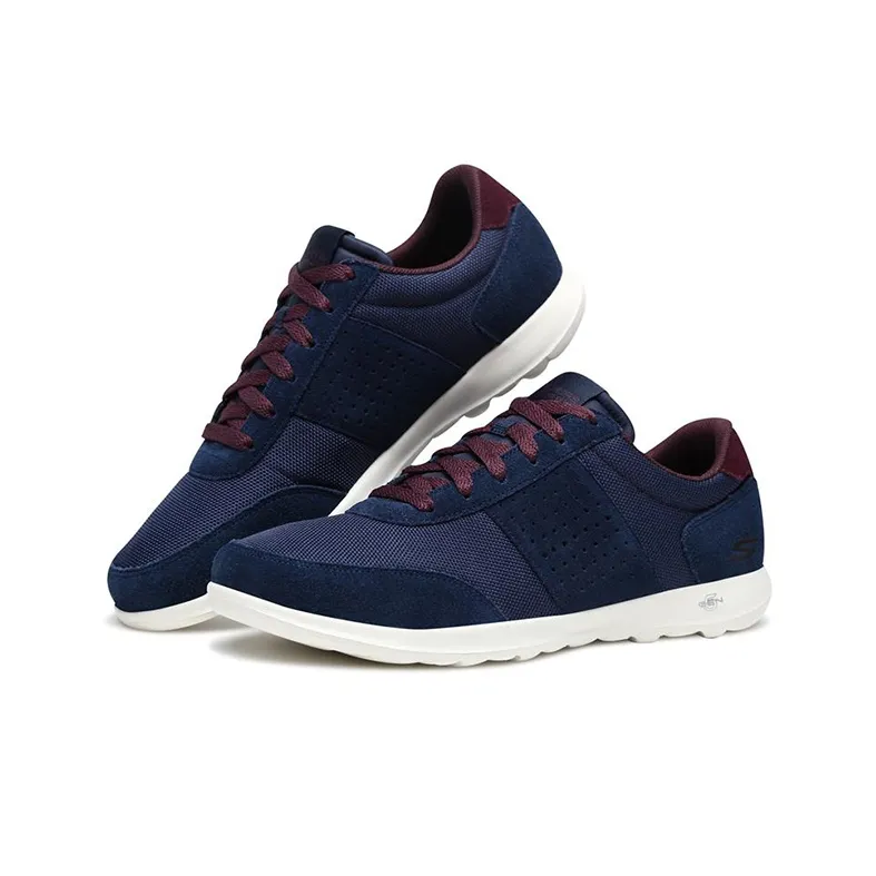 Skechers GO WALK Lite Casual Shoes Women's Low-Top Navy/Red-2