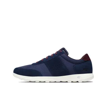 Skechers GO WALK Lite Casual Shoes Women's Low-Top Navy/Red