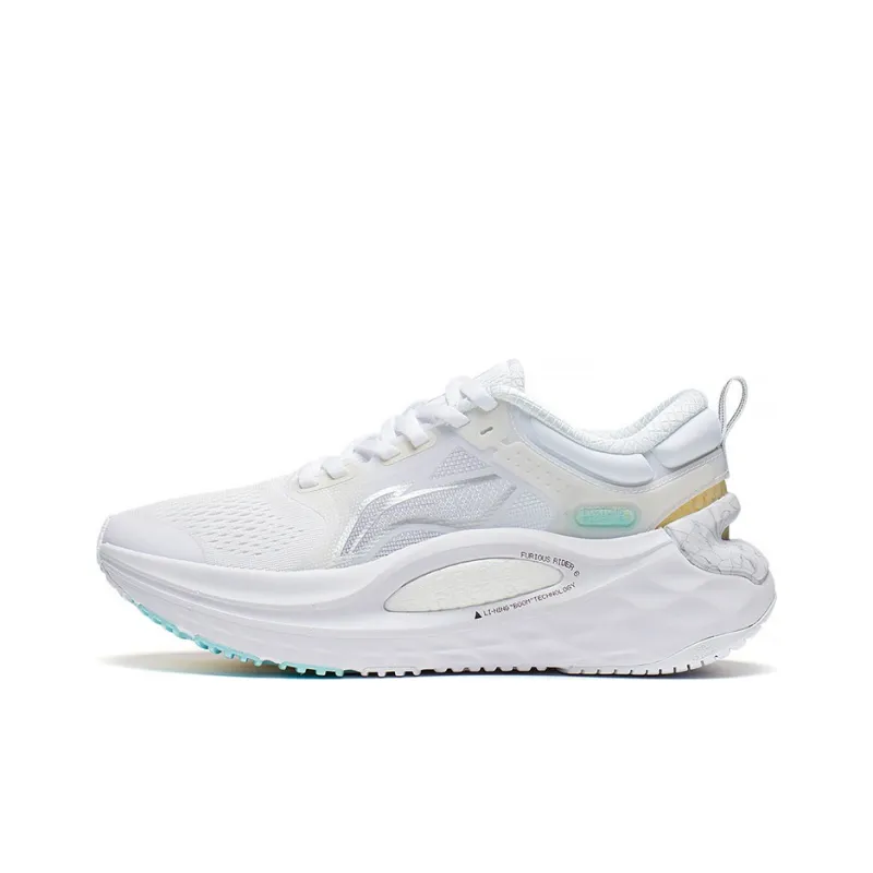 LiNing Furious Rider 6.0 Support Low Top Running Shoes Women's White-0