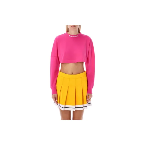 PALM ANGELS Crop Tops Women's Pink