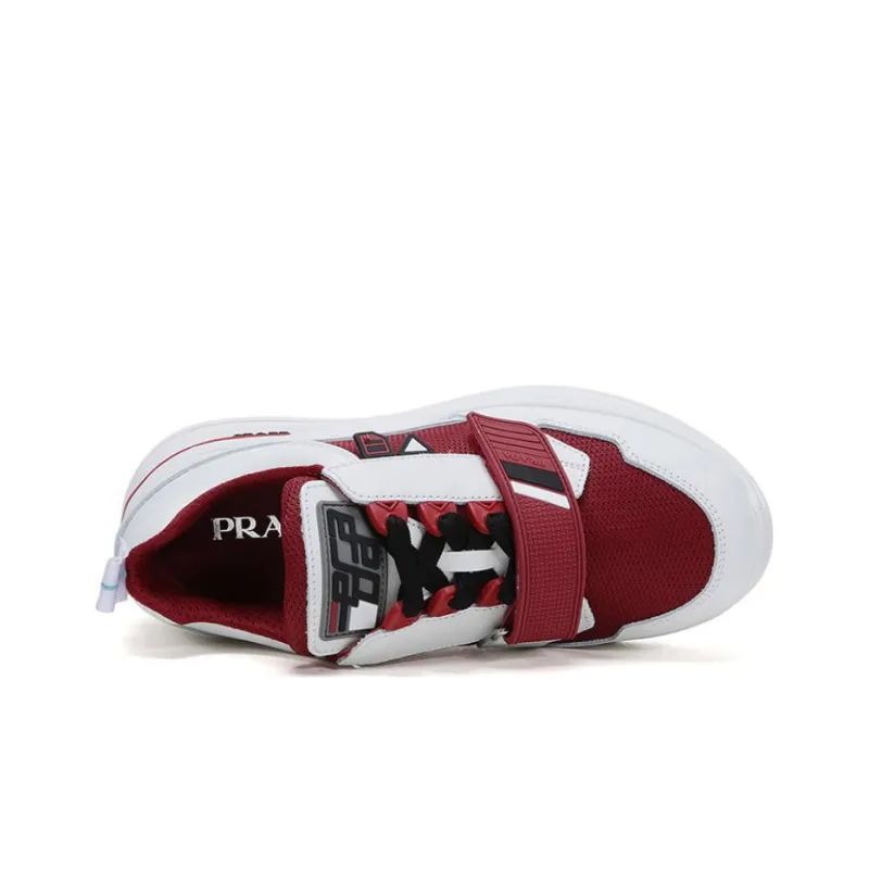 PRADA Casual Shoes Men Low-Top White Purple-4