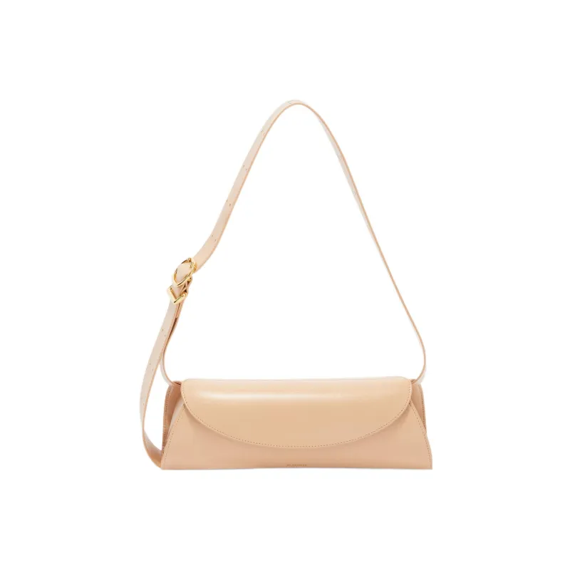 JIL SANDER Calfskin Handbag Shoulder Bag Women's Nude-0