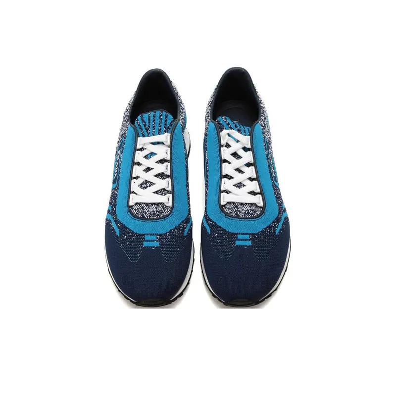 PRADA Knit Jacquard Fabric Low 'Navy'-3