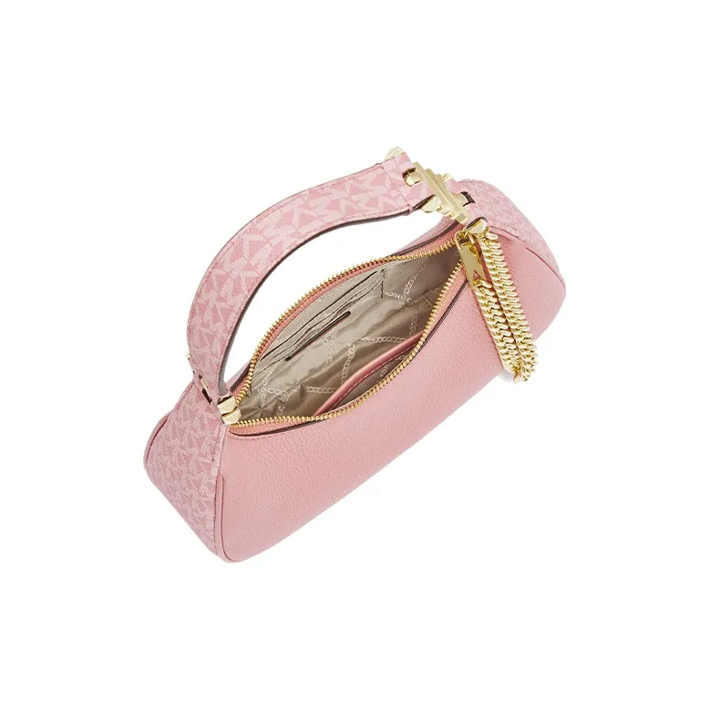 MICHAEL KORS Leather Dumpling Bag Shoulder Bag Small Size Women's Rose Pink-2