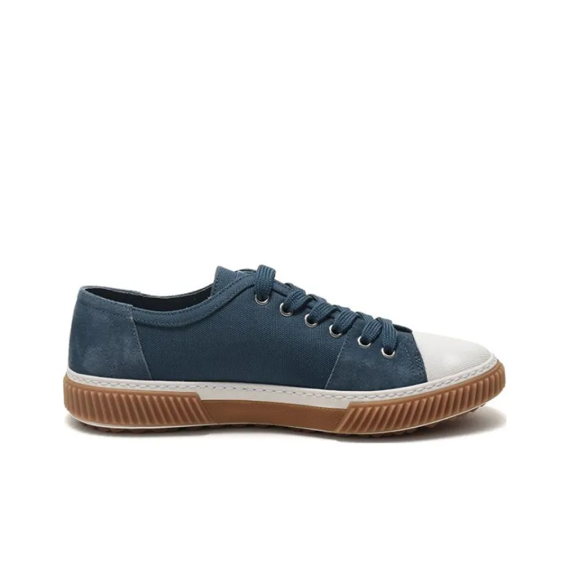 PRADA Stylish Skateboarding Shoes Men's Interstellar Blue-1