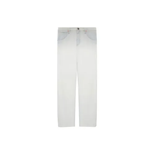 GUCCI Fw22 Tanabata Series Jeans Men White