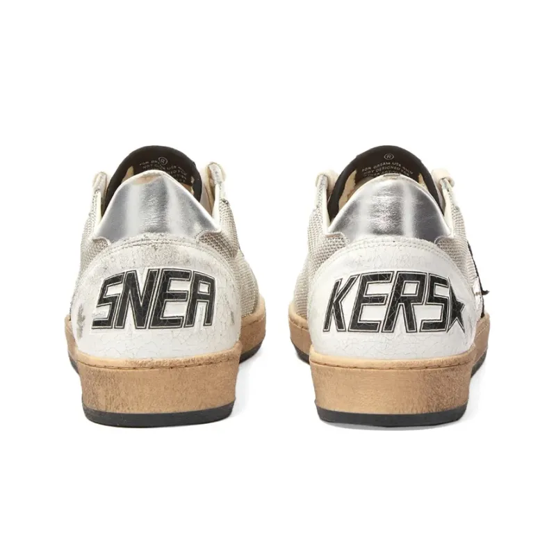 Golden Goose Ball Star Light Silver Black-4