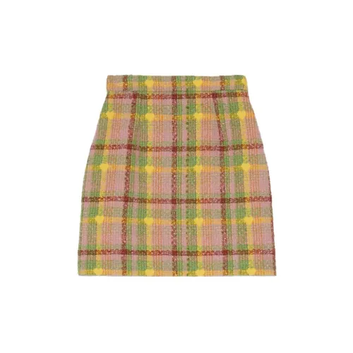 GUCCI Fw22 Tanabata Series Casual Short Skirts Women's Yellow