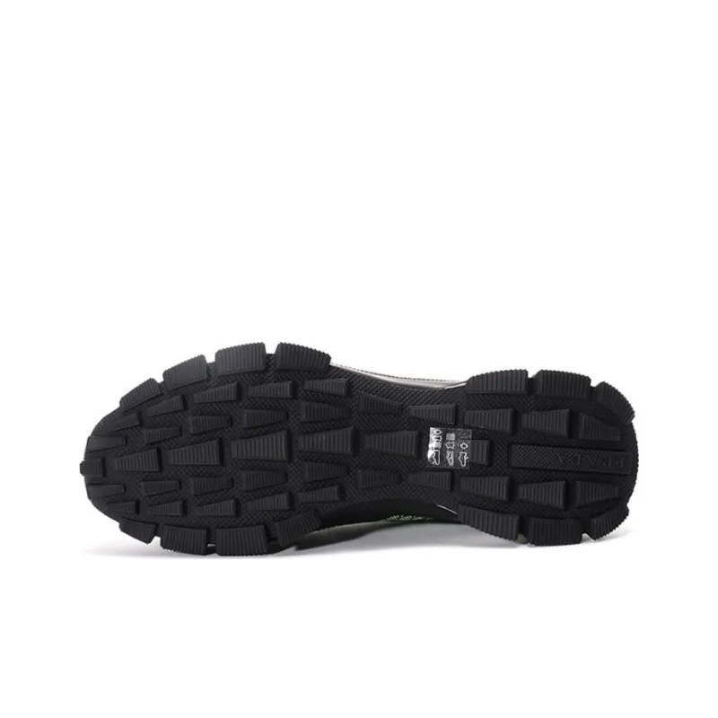 PRADA Crossection Knit Low 'Black Neon Green'-5