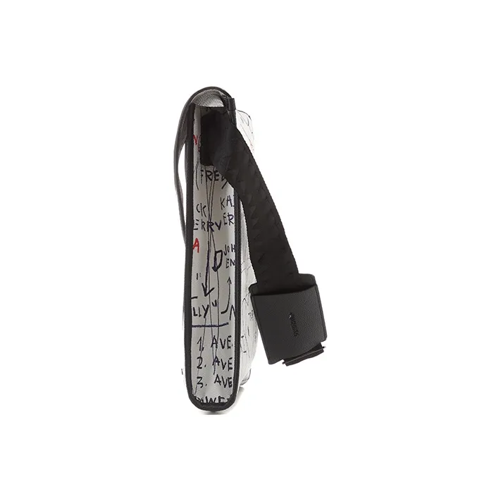 SPRAYGROUND PVC Messenger Bag, Crossbody Bag Regular Unisex Ecru-3
