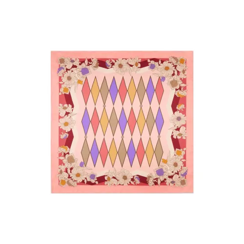 GUCCI Lovelight Series Silk Scarves Women's Pink