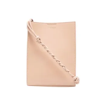 JIL SANDER Leather Shoulder Bag Crossbody Bag Women's Nude