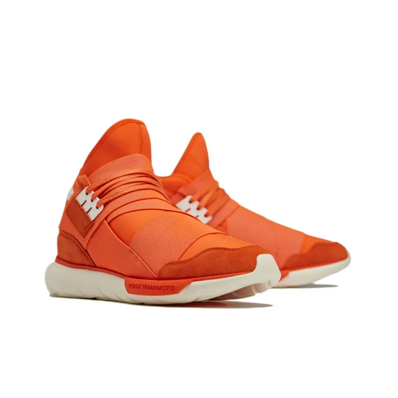 Adidas Y 3 Qasa High Orange Orange Cream White-3