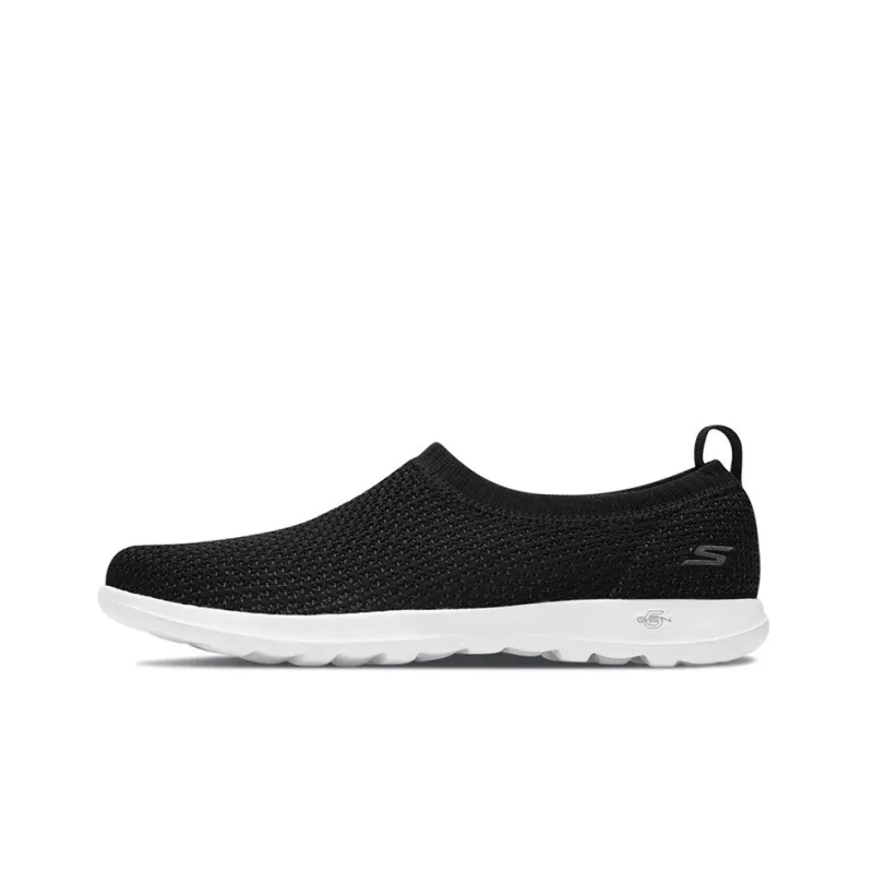 Skechers GO WALK Lite Casual Shoes Women's Low-Top Black/White-0