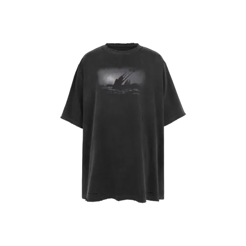 UNDERWATER T-Shirts Unisex Sandwashed Black