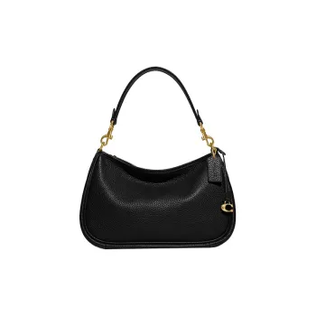 COACH Cary Leather Shoulder Bag, Crossbody Bag Tubas Women's Black