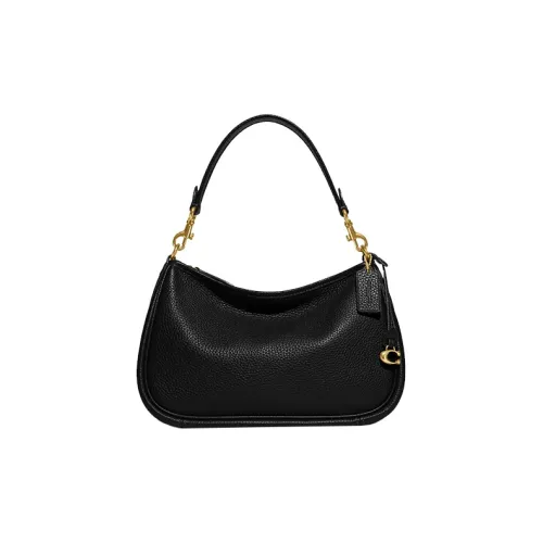 COACH Cary Leather Shoulder Bag, Crossbody Bag Tubas Women's Black