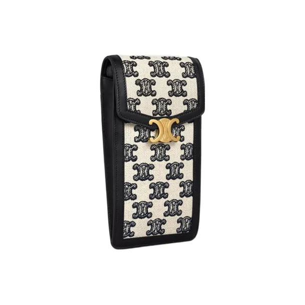 CELINE Triumphal Arch Cellphone Pouches-2