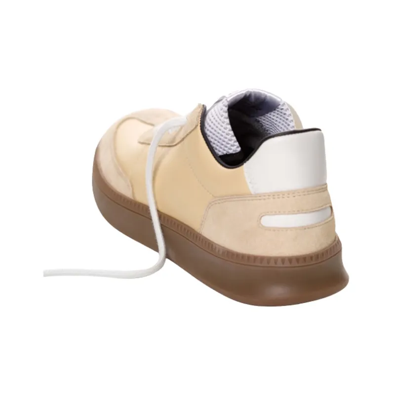 SPALWART Smash Low Low-Top Stylish Skateboarding Shoes Unisex Beige Yellow-4