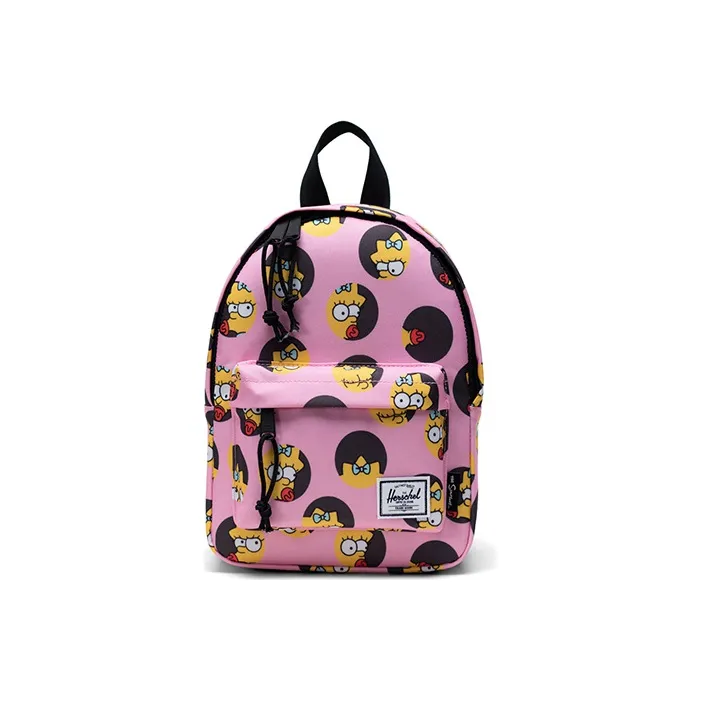 Herschel Simpsons Collaboration Backpack Unisex Classic Mini Pink-0