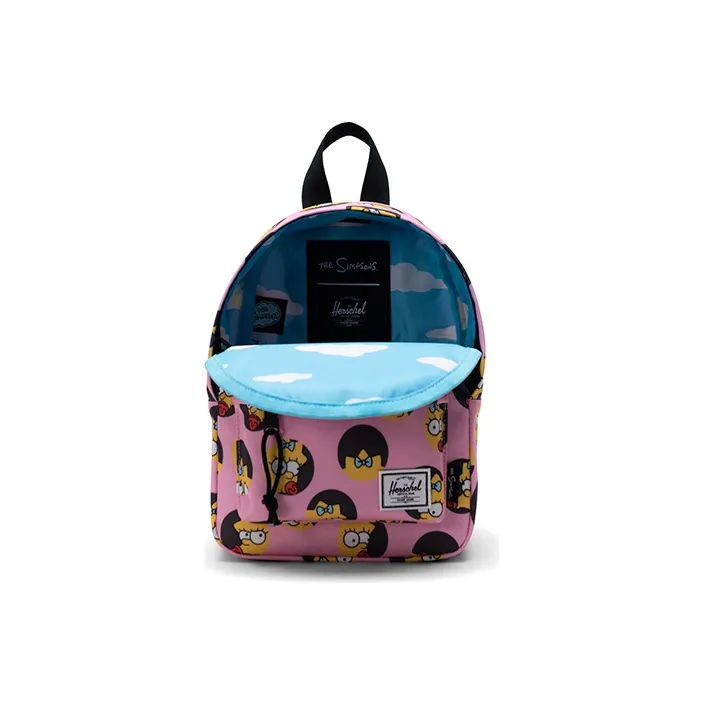 Herschel Simpsons Collaboration Backpack Unisex Classic Mini Pink-1