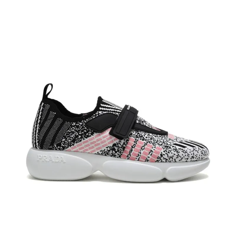 PRADA Cloudbust Breathable Low Top Sports Casual Shoes Women's Pink White-1
