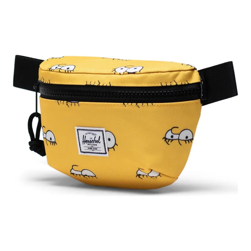 Herschel Simpsons Collaboration Polyester Cell Phone Pouch Fanny Pack Regular Unisex Fourteen Yellow-3