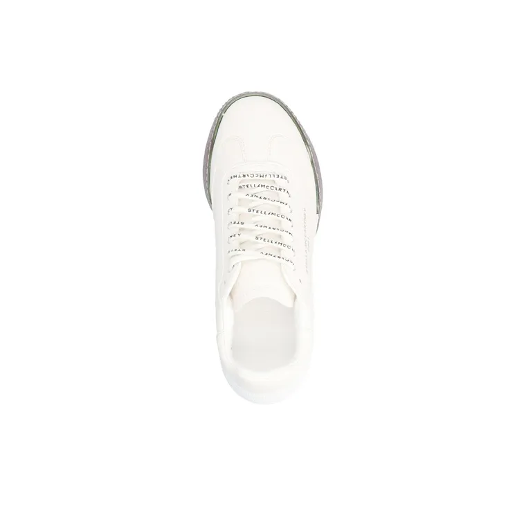 Stella McCartney Cushioning Low Top Sports Casual Shoes Women's White-4