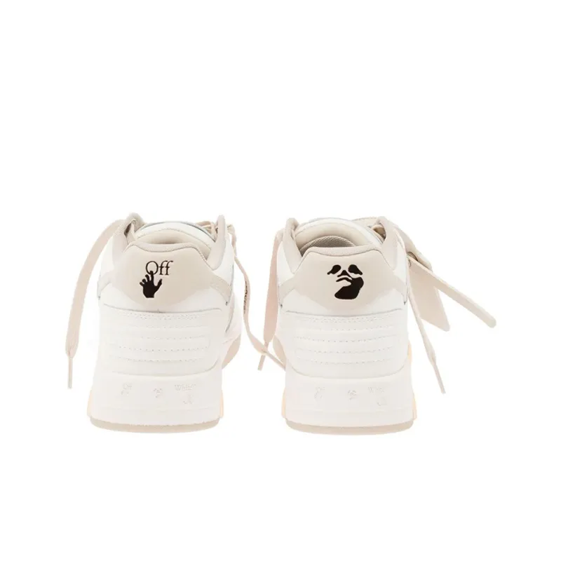 OFF WHITE Out Of Office Stylish Skateboarding Shoes Women's White Pink-3