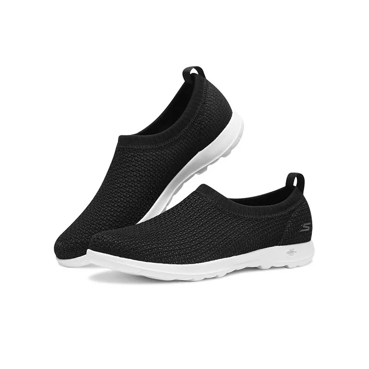 Skechers GO WALK Lite Casual Shoes Women's Low-Top Black/White-2