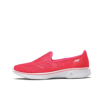 Skechers Go Walk 4 Casual Shoes Women's Low-Top Peach Pink
