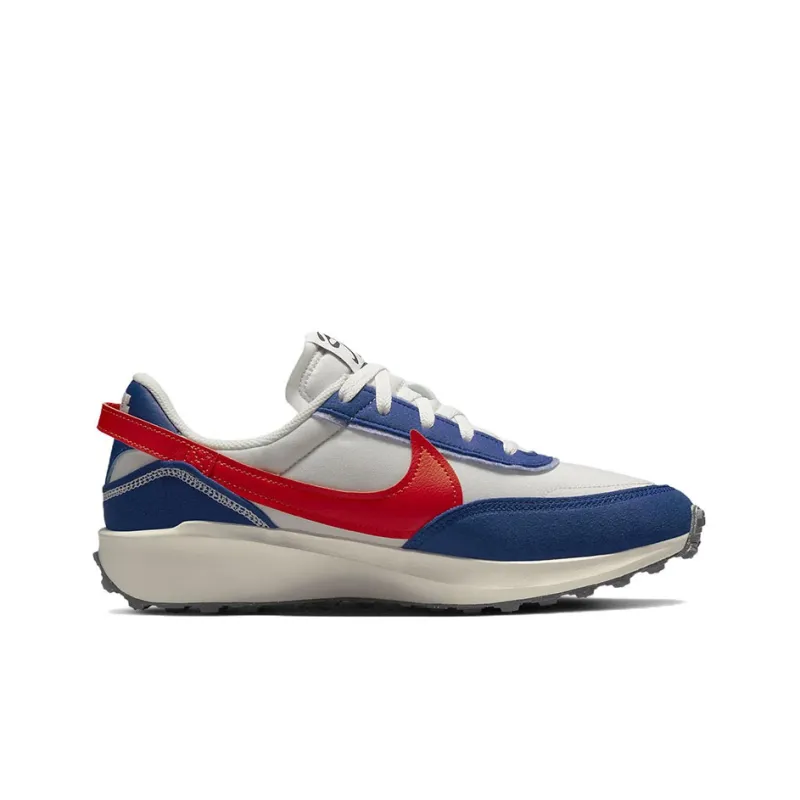 Nike Waffle Debut Swoosh Habanero Red Old Royal-1