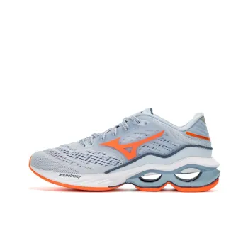 Mizuno Wave Creation 23 Shock Absorption Non Slip Gray Orange Women's
